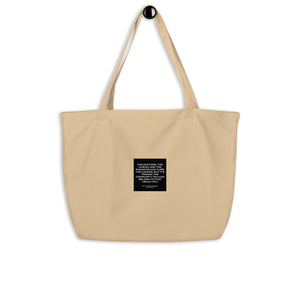 The Chemo Bag - Large organic tote bag